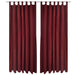 Draperii micro-satin cu bride, 140 x 175 cm, bordo, 2 buc. - WALTI WALTI
