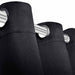 Draperii opace cu inele metalice, 2 buc., negru, 135 x 245 cm - WALTI WALTI