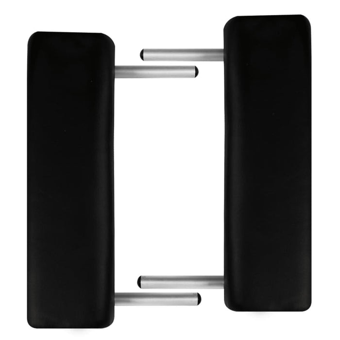 Masă masaj pliabilă, 3 zone, negru, cadru aluminiu - WALTI WALTI