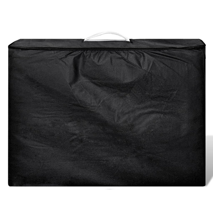 Masă masaj pliabilă, 4 zone, crem, cadru aluminiu - WALTI WALTI