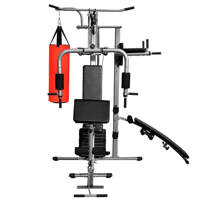 Aparat fitness multifuncțional pentru acasă cu 1 sac box, 65 kg WALTI