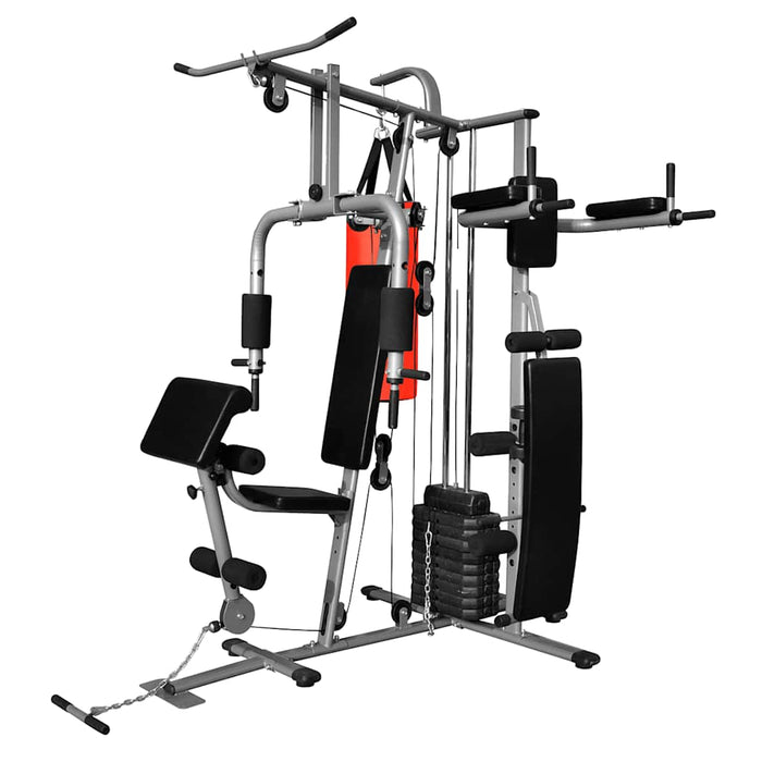 Aparat fitness multifuncțional pentru acasă cu 1 sac box, 65 kg WALTI