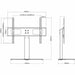 Suport TV piedestal, ecran 37-55 inchi Max VESA 600x400 mm 40kg - WALTI WALTI