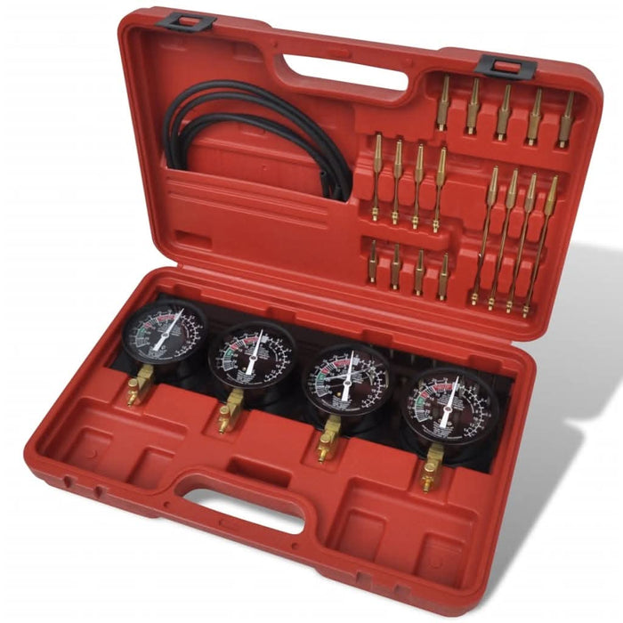 Set unelte pentru sincronizare carburator, cu manometre cu placă fixă - WALTI WALTI