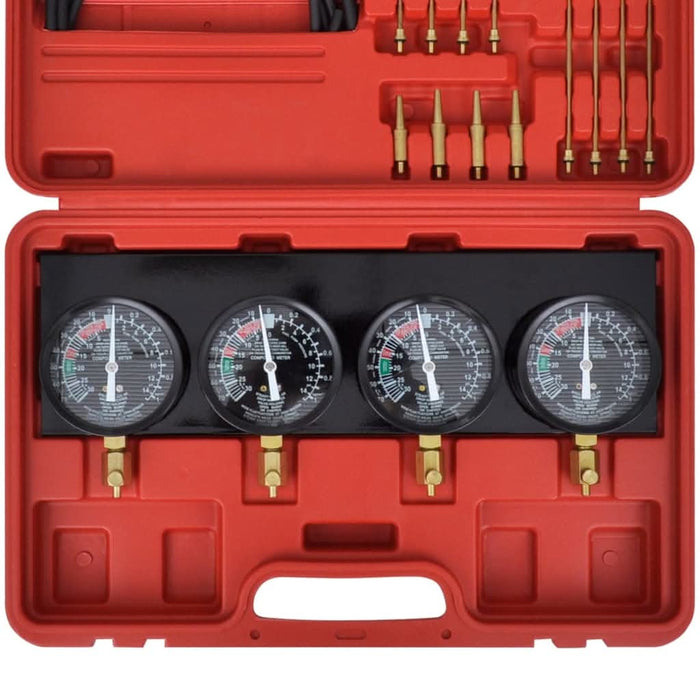 Set unelte pentru sincronizare carburator, cu manometre cu placă fixă - WALTI WALTI