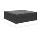 Set mobilier de grădină cu perne, 8 piese, negru, poliratan - WALTI WALTI