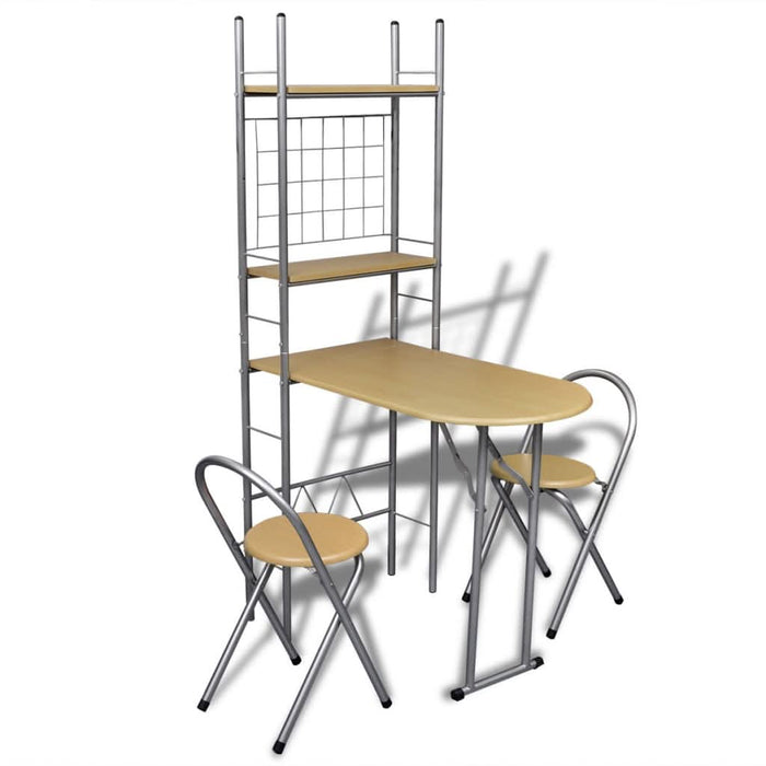 Set bar pentru mic dejun pliabil, cu 2 scaune - WALTI WALTI
