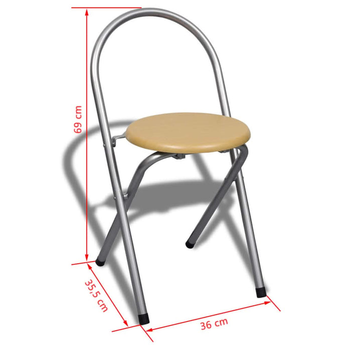 Set bar pentru mic dejun pliabil, cu 2 scaune - WALTI WALTI