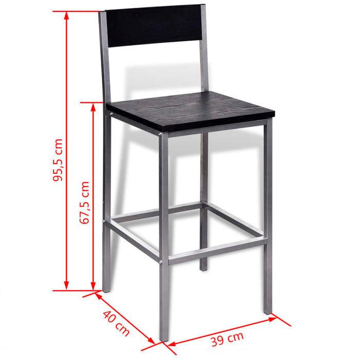 Set mobilier bar mic dejun, înălțime tejghea - WALTI WALTI