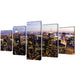 Set tablouri pânză cu vedere panoramică orizont New York, 200 x 100 cm - WALTI WALTI