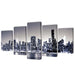 Set de tablouri pânză, monocrom, imprimeu New York Skyline, 100x50 cm - WALTI WALTI