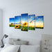 Set tablouri pânză cu imprimeu floarea soarelui, 200 x 100 cm - WALTI WALTI