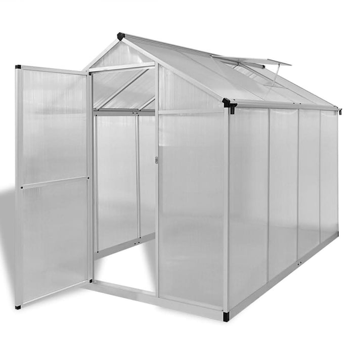 Seră din aluminiu ranforsat cu cadru la bază, 4,6 m² - WALTI WALTI