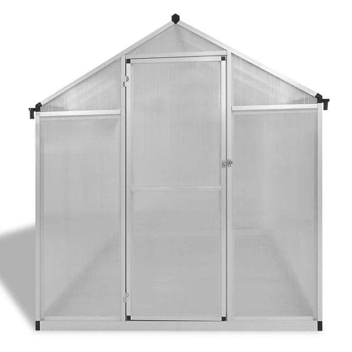 Seră din aluminiu ranforsat cu cadru la bază, 4,6 m² - WALTI WALTI