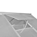 Seră din aluminiu ranforsat cu cadru la bază, 4,6 m² - WALTI WALTI