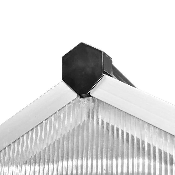 Seră din aluminiu ranforsat cu cadru la bază, 7,55 m² - WALTI WALTI