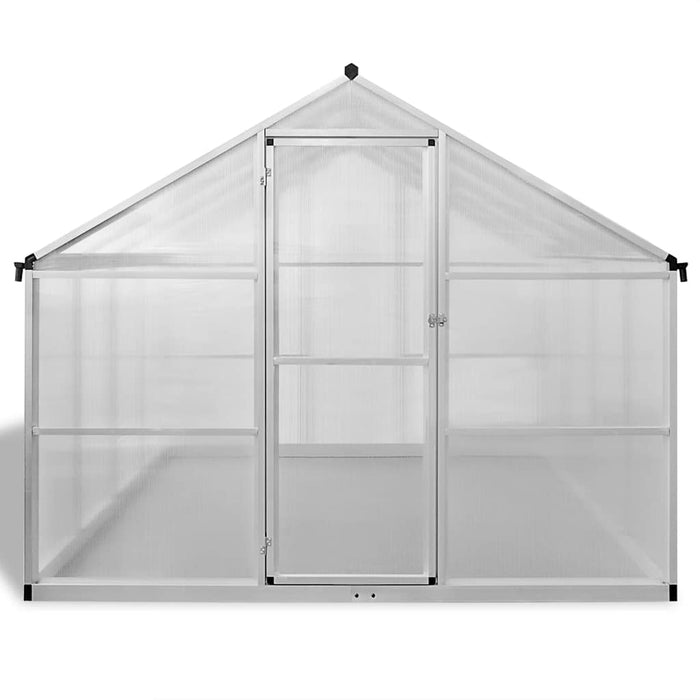 Seră din aluminiu ranforsat cu cadru la bază, 9,025 m² - WALTI WALTI
