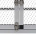 41323 vidaXL Coteț de găini cu zonă de mișcare și repaus aluminiu - WALTI WALTI