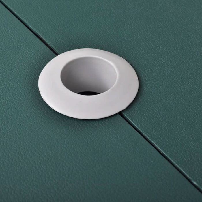 Set camping masă/4 scaune pliabile, verde deschis, aluminiu - WALTI WALTI
