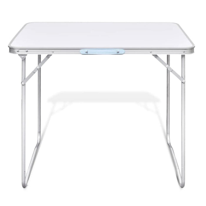 Masă camping din metal pliabilă 80 x 60 cm - WALTI WALTI