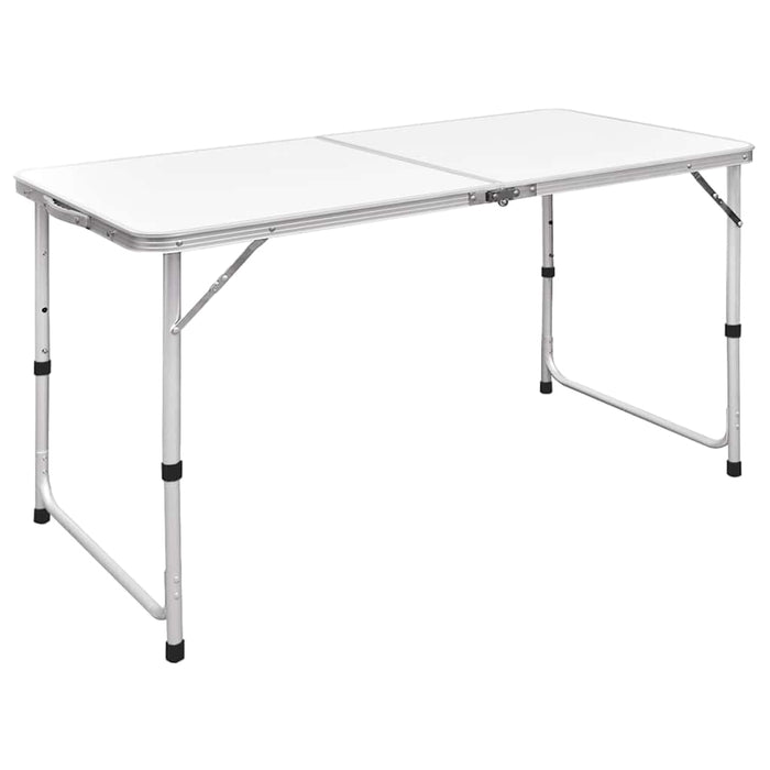 Masă camping pliabilă reglabilă în înălțime, 120x60 cm aluminiu - WALTI WALTI