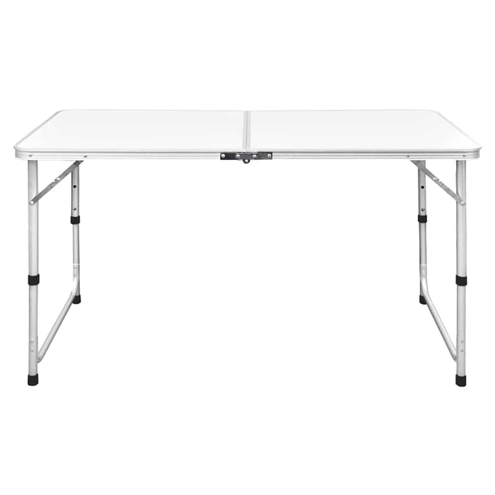 Masă camping pliabilă reglabilă în înălțime, 120x60 cm aluminiu - WALTI WALTI
