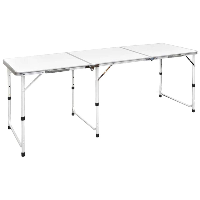 Masă camping din aluminiu reglabilă 180 x 60 cm - WALTI WALTI