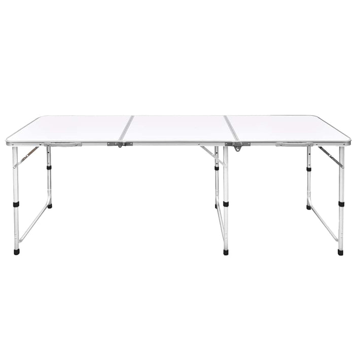 Masă camping din aluminiu reglabilă 180 x 60 cm - WALTI WALTI