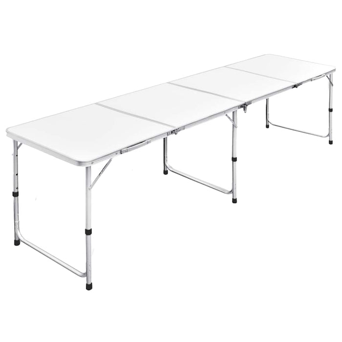 Masă camping din aluminiu reglabilă 240 x 60 cm - WALTI WALTI