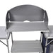Bucătărie de camping pliabilă, cu paravânt, aluminiu - WALTI WALTI