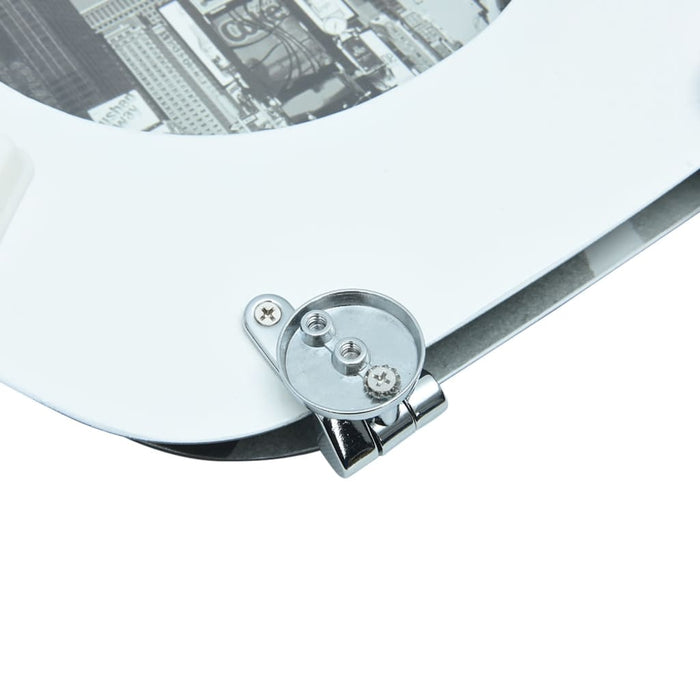 Scaun de toaletă cu capac din MDF, design din porțelan - WALTI WALTI