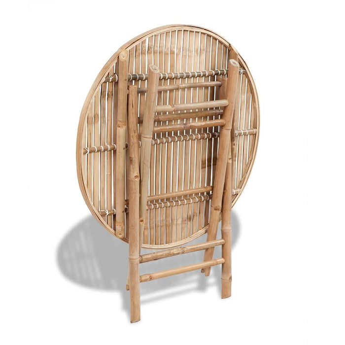 Set mobilier de exterior pliabil, 5 piese, bambus - WALTI WALTI