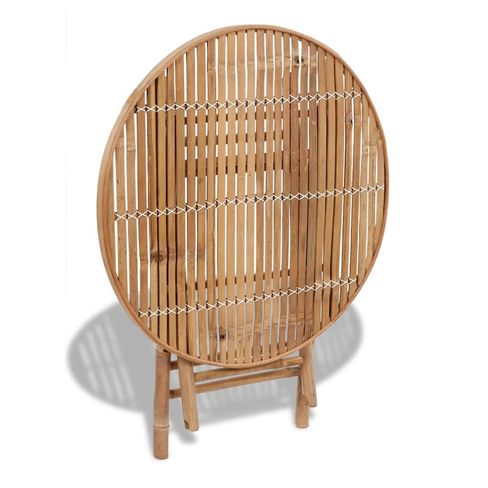 Set mobilier de exterior pliabil, 5 piese, bambus - WALTI WALTI