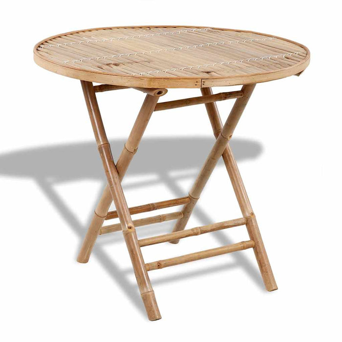 Set mobilier de exterior pliabil, 5 piese, bambus - WALTI WALTI