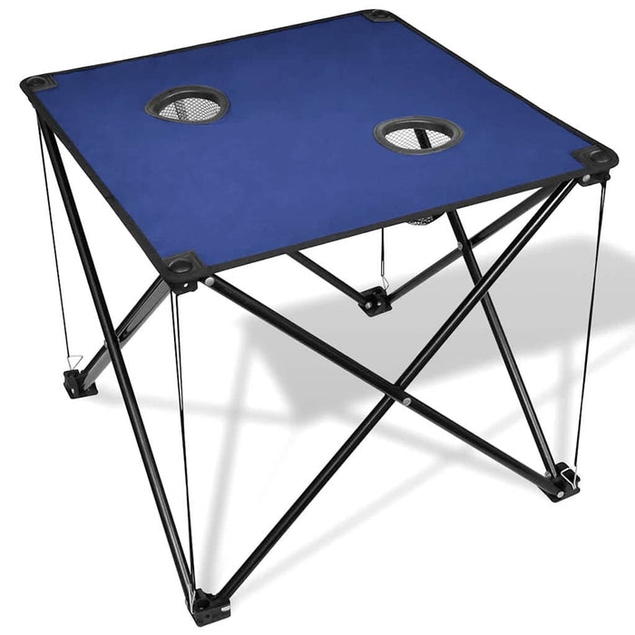 Masă de camping pliabilă, albastru WALTI
