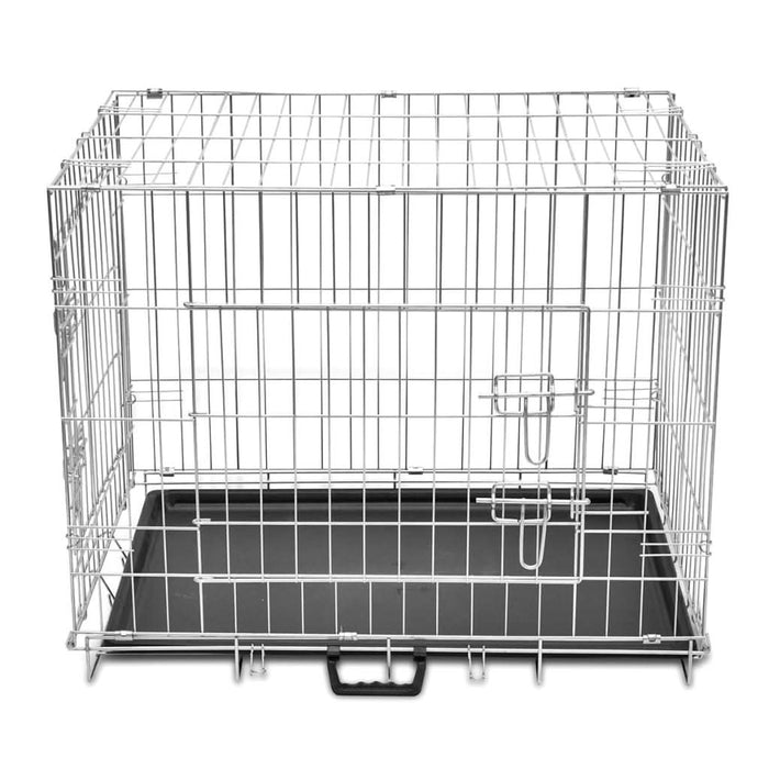 Cușcă pentru câini pliabilă, metal, M - WALTI WALTI