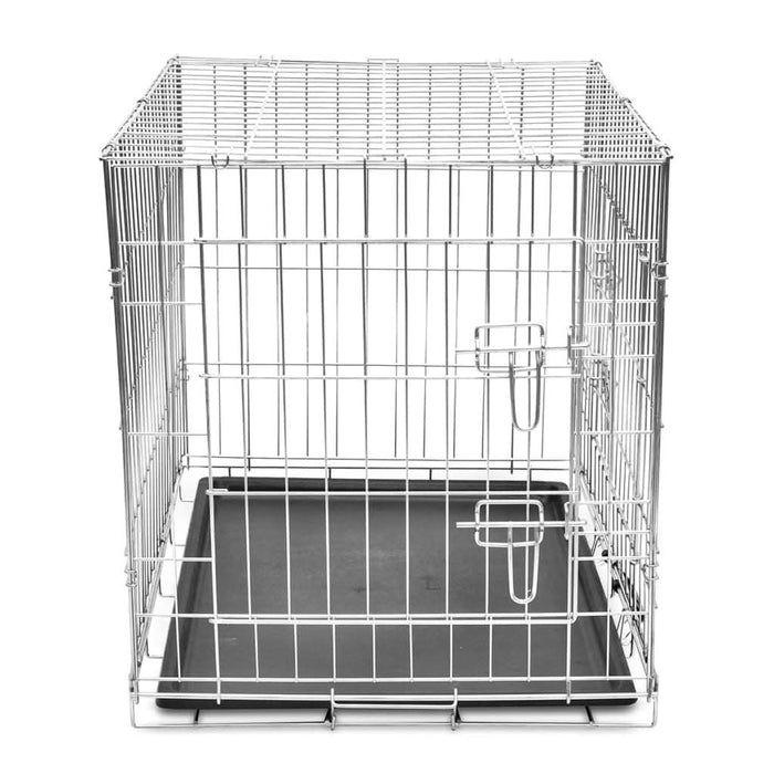 Cușcă pentru câini pliabilă, metal, M - WALTI WALTI