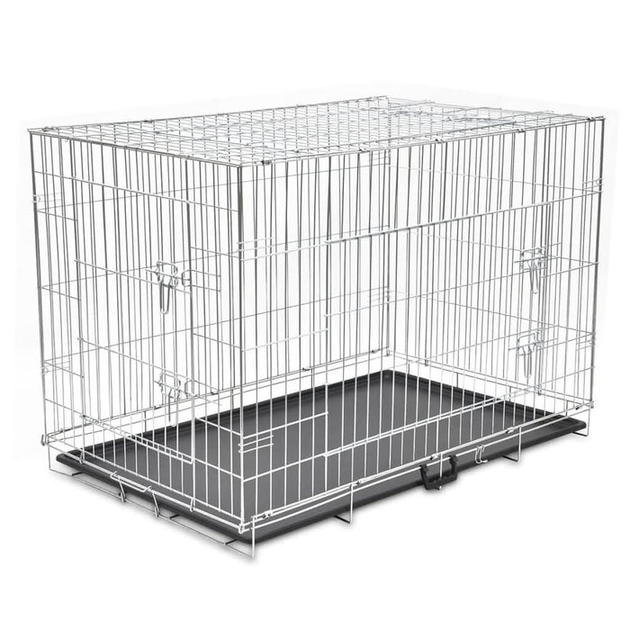 Cușcă pentru câini pliabilă, metal, XXL - WALTI WALTI