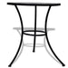 Masă de bistro, alb și negru, 60 cm, mozaic - WALTI WALTI