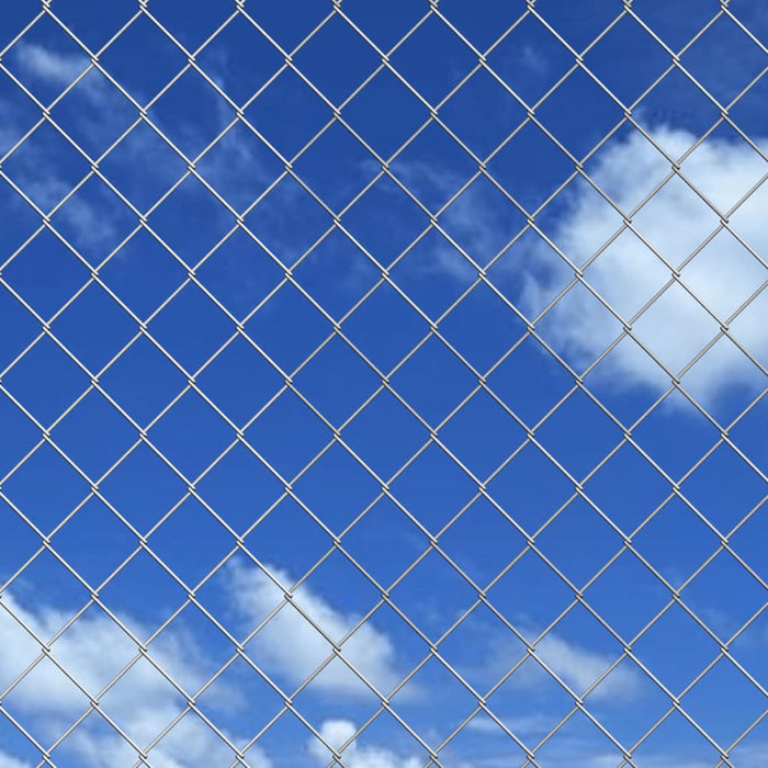 Gard legătură din plasă, argintiu, 15 x 1,25 m, oțel galvanizat - WALTI WALTI