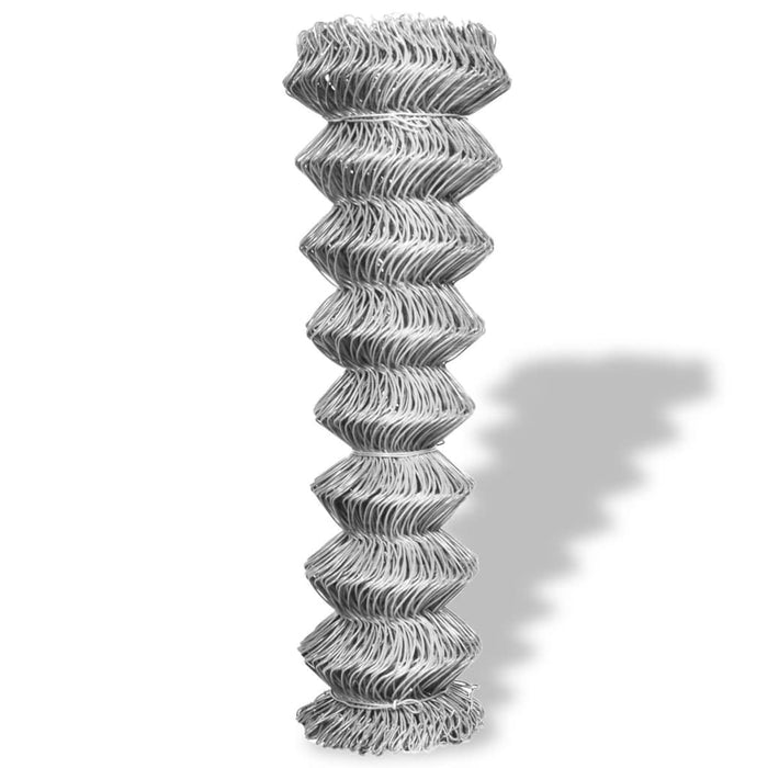 Gard legătură din plasă, argintiu, 25 x 1,25 m, oțel galvanizat - WALTI WALTI