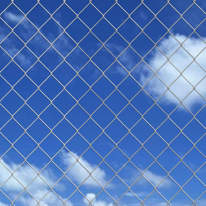 Gard legătură din plasă, argintiu, 25 x 1,25 m, oțel galvanizat - WALTI WALTI