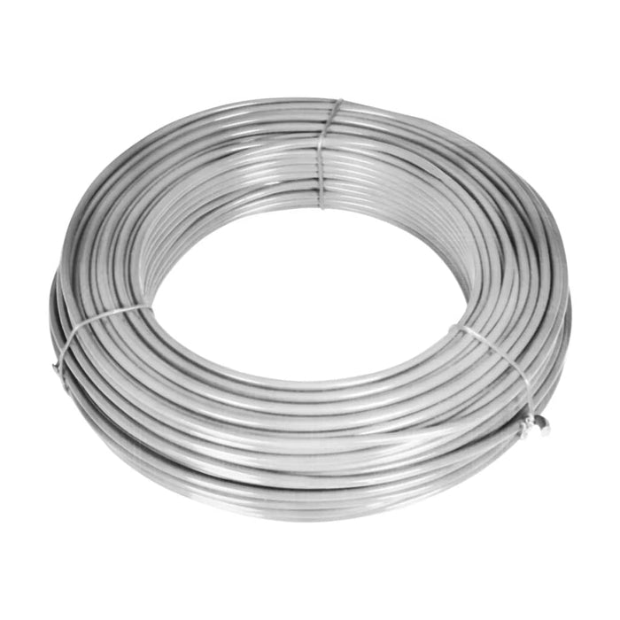 Gard din plasă cu stâlpi, argintiu, 15 x 1 m, oțel galvanizat - WALTI WALTI