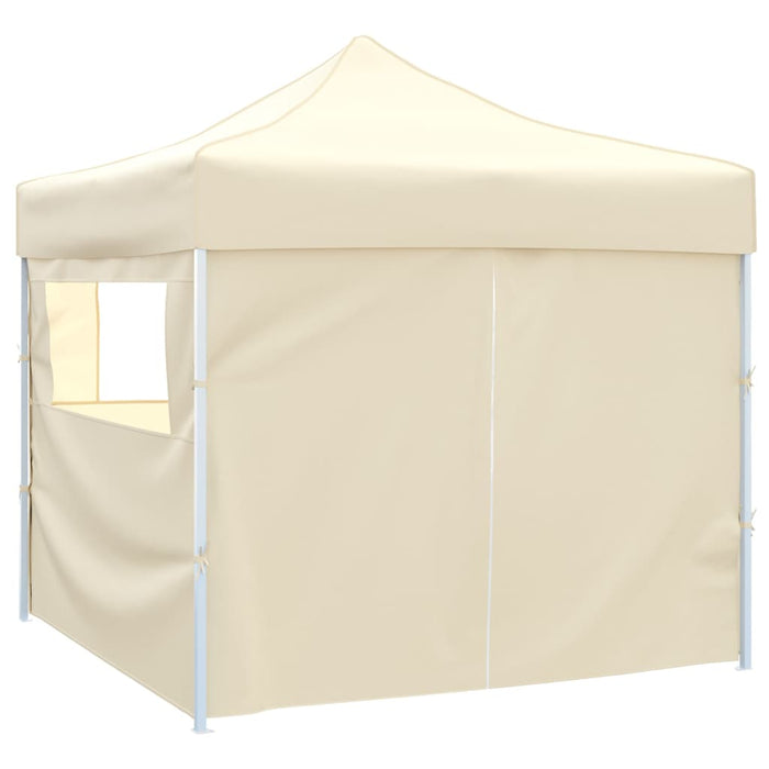 41464 vidaXL Cream Foldable Tent 3 x 3 m with 4 Walls - WALTI WALTI