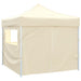 41464 vidaXL Cream Foldable Tent 3 x 3 m with 4 Walls - WALTI WALTI