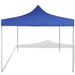 41465 vidaXL Blue Foldable Tent 3 x 3 m - WALTI WALTI