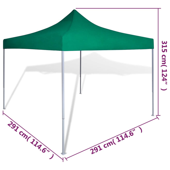 41467 vidaXL Green Foldable Tent 3 x 3 m - WALTI WALTI