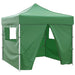 41468 vidaXL Green Foldable Tent 3 x 3 m with 4 Walls - WALTI WALTI
