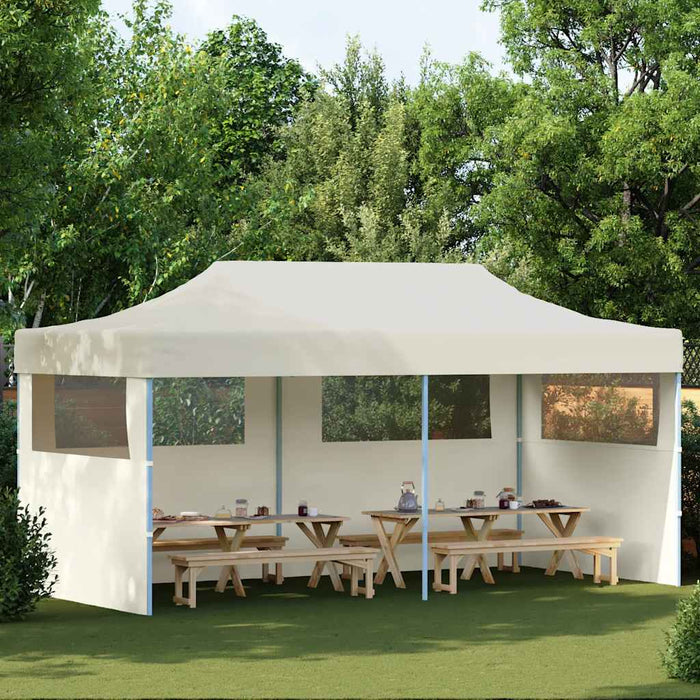 Cort de petrecere pliabil pop-up, crem, 3 x 6 m - WALTI WALTI