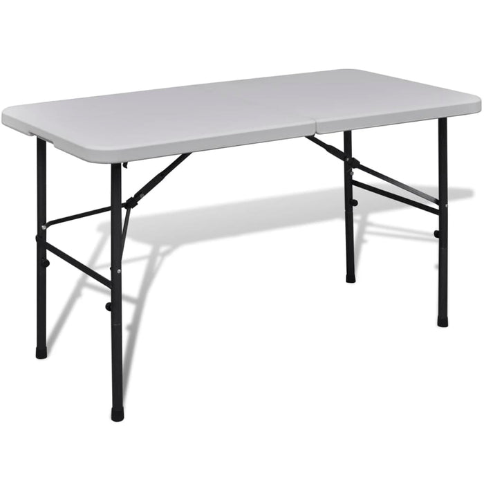 Masă grădină pliabilă HDPE 122 cm Alb - WALTI WALTI